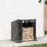 vidaxL Firewood Rack with Rain Cover | Durable Galvanised Steel