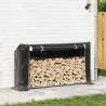 vidaxL Firewood Rack with Rain Cover - Durable Storage Solution