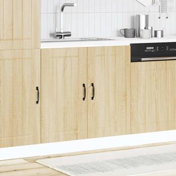 Sink Base Cabinet Lucca in Sonoma Oak - Durable & Spacious