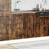 Sink Base Cabinet Lucca - Smoked Oak | Hipomarket UK