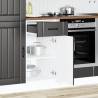 Lucca Black Kitchen Base Cabinet | Durable Storage Solution