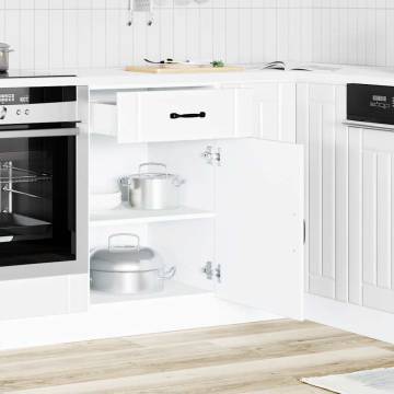 Kitchen Base Cabinet Lucca White - Stylish & Durable Storage