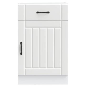 Kitchen Base Cabinet Lucca White - Stylish & Durable Storage