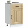  Kitchen Base Cabinet Lucca Sonoma Oak Engineered Wood Colour sonoma oak Quantity in Package 1 Model 1x bottom cabinet (1 door 1 drawer) 50 cm Number of 