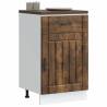  Kitchen Base Cabinet Lucca Smoked Oak Engineered Wood Colour smoked oak Quantity in Package 1 Model 1x bottom cabinet (1 door 1 drawer) 50 cm Number of 