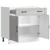 Kitchen Base Cabinet Lucca Grey Sonoma - Stylish Storage Solution