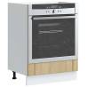  Oven Cabinet Lucca Sonoma Oak Engineered Wood Colour sonoma oak Quantity in Package 1 Model oven cabinet 60 cm Number of 