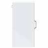 Lucca High Gloss White Kitchen Wall Cabinet with Glass Door