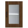 Stylish Kitchen Wall Cabinet Lucca Brown Oak - Space Saver