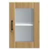 Kitchen Wall Cabinet with Glass Door - Lucca Artisan Oak | HipoMarket