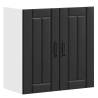 Lucca Black Kitchen Wall Cabinet | Durable Engineered Wood