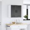 Lucca Black Kitchen Wall Cabinet | Durable Engineered Wood