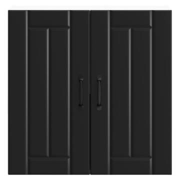 Lucca Black Kitchen Wall Cabinet | Durable Engineered Wood