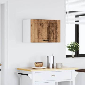 Lucca Old Wood Kitchen Wall Cabinet - Stylish Storage Solution