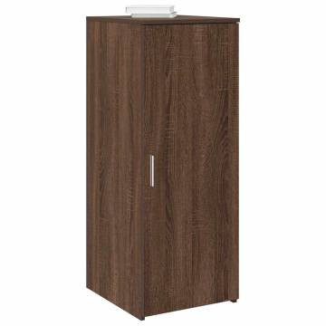 Brown Oak Storage Cabinet - Versatile & Compact | Hipomarket