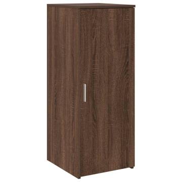 Brown Oak Storage Cabinet - Versatile & Compact | Hipomarket