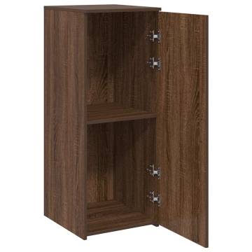 Brown Oak Storage Cabinet - Versatile & Compact | Hipomarket