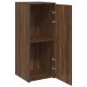 Brown Oak Storage Cabinet - Versatile & Compact | Hipomarket