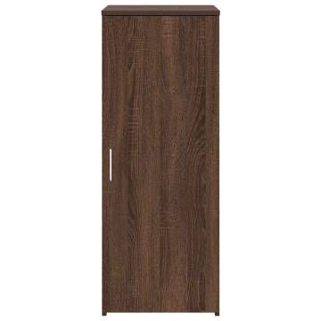 Brown Oak Storage Cabinet - Versatile & Compact | Hipomarket