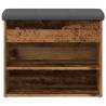 Shoe Bench Old Wood - Stylish & Functional Storage Solution