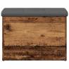 Storage Bench Old Wood 62x42 cm - Stylish & Functional