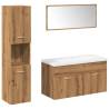 5 Piece Bathroom Furniture Set - Artisan Oak | Hipomarket