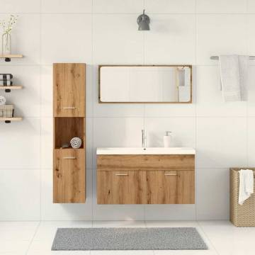 5 Piece Bathroom Furniture Set - Artisan Oak | Hipomarket