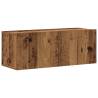 Wall Mounted TV Cabinets - 8 pcs Old Wood Engineered Wood