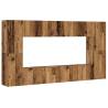 Stylish Wall Mounted TV Cabinets - 8 pcs Old Wood Design