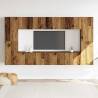 Stylish Wall Mounted TV Cabinets - 8 pcs Old Wood Design