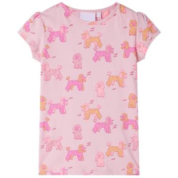 Light Pink Kids' Pyjamas - Short Sleeves, Size 116