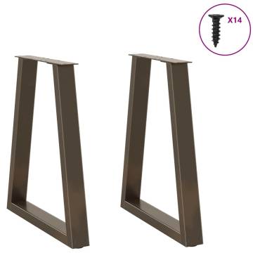 V-Shape Dining Table Legs - 50x(72-73.3) cm | Hipomarket