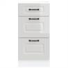 Kalmar High Gloss White Kitchen Base Cabinet | Hipo Market