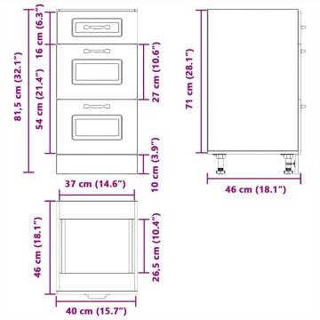 Kitchen Base Cabinet Kalmar Artisan Oak | Space Optimization