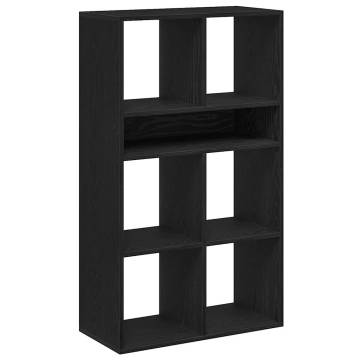 Stylish Black Book Cabinet 66x31x112 cm | Engineered Wood