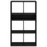 Stylish Black Book Cabinet 66x31x112 cm | Engineered Wood