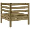 Garden Sofa Corner - Impregnated Pine Wood | HipoMarket