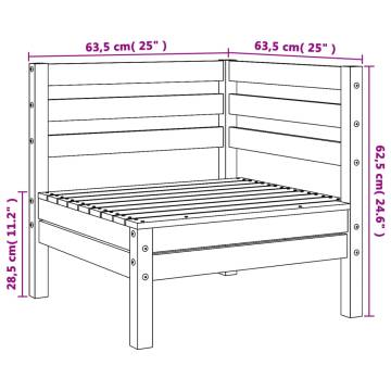 Garden Sofa Corner - Impregnated Pine Wood | HipoMarket