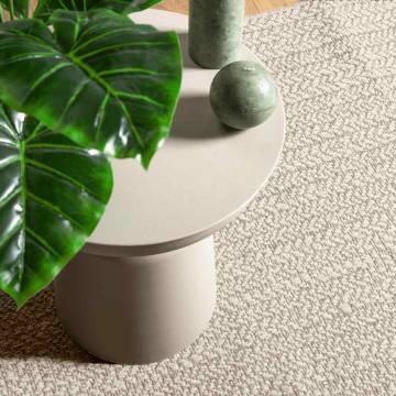 Rug ZIZUR Cream 80x150 cm - Stylish Jute Look for Indoors & Outdoors