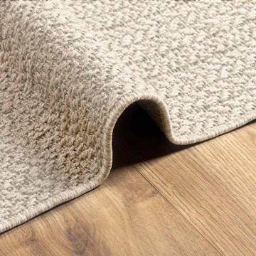 Rug ZIZUR Cream 80x150 cm - Stylish Jute Look for Indoors & Outdoors