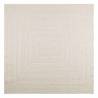 Rug ZIZUR Cream 200x200 cm - Stylish Jute Look for Indoor & Outdoor