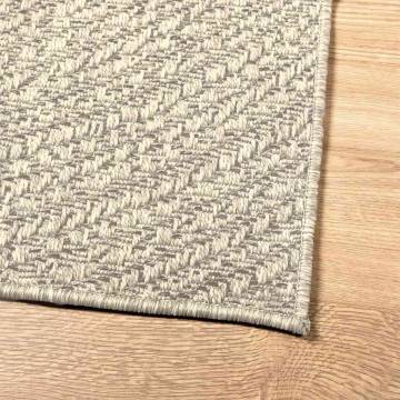 Rug ZIZUR Cream 60x110 cm - Jute Look Indoor/Outdoor