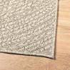 Rug ZIZUR Cream 80x200 cm - Jute Look for Indoor/Outdoor Use