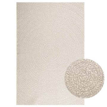 Rug ZIZUR Cream 140x200 cm - Stylish Indoor & Outdoor Rug