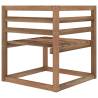 Garden Pallet Corner Sofa - Brown Impregnated Pine Wood