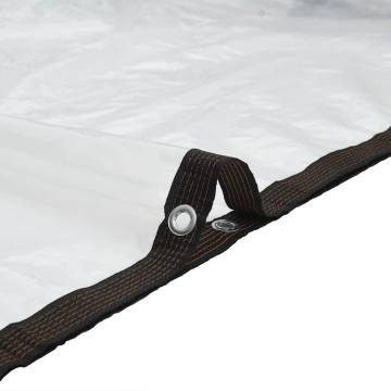 Clear Tarpaulin with Eyelets 1x5 m | Durable & Water-Resistant