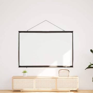 Projection Screen Wall-Hanging 60 Inch 16:9 for Home & Office