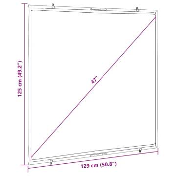 Projection Screen Wall-Hanging 67 Inch - Perfect for Any Setting