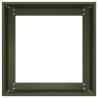 Stylish Olive Green Planter - 40x40x40 cm Cold-Rolled Steel