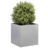 Stylish 40x40 cm Galvanised Steel Planter for Outdoor Spaces